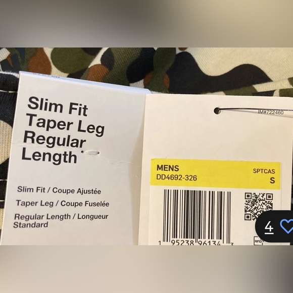 Nike sportswear tech digi Camouflage fleece Jogger Pants men’s Small EUC - Picture 13 of 13